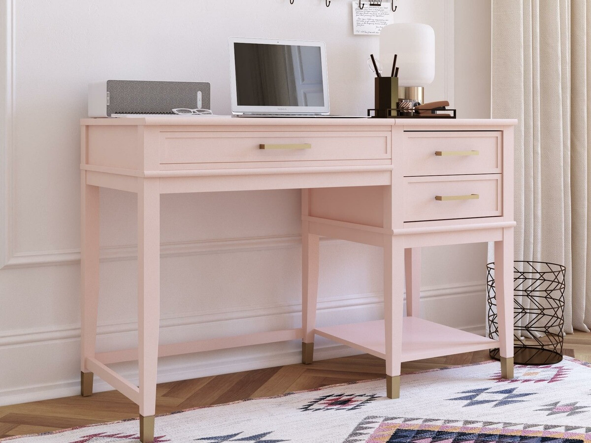 Mesa de oficina CosmoLiving by Cosmopolitan Belromu 102 (Rosa claro)