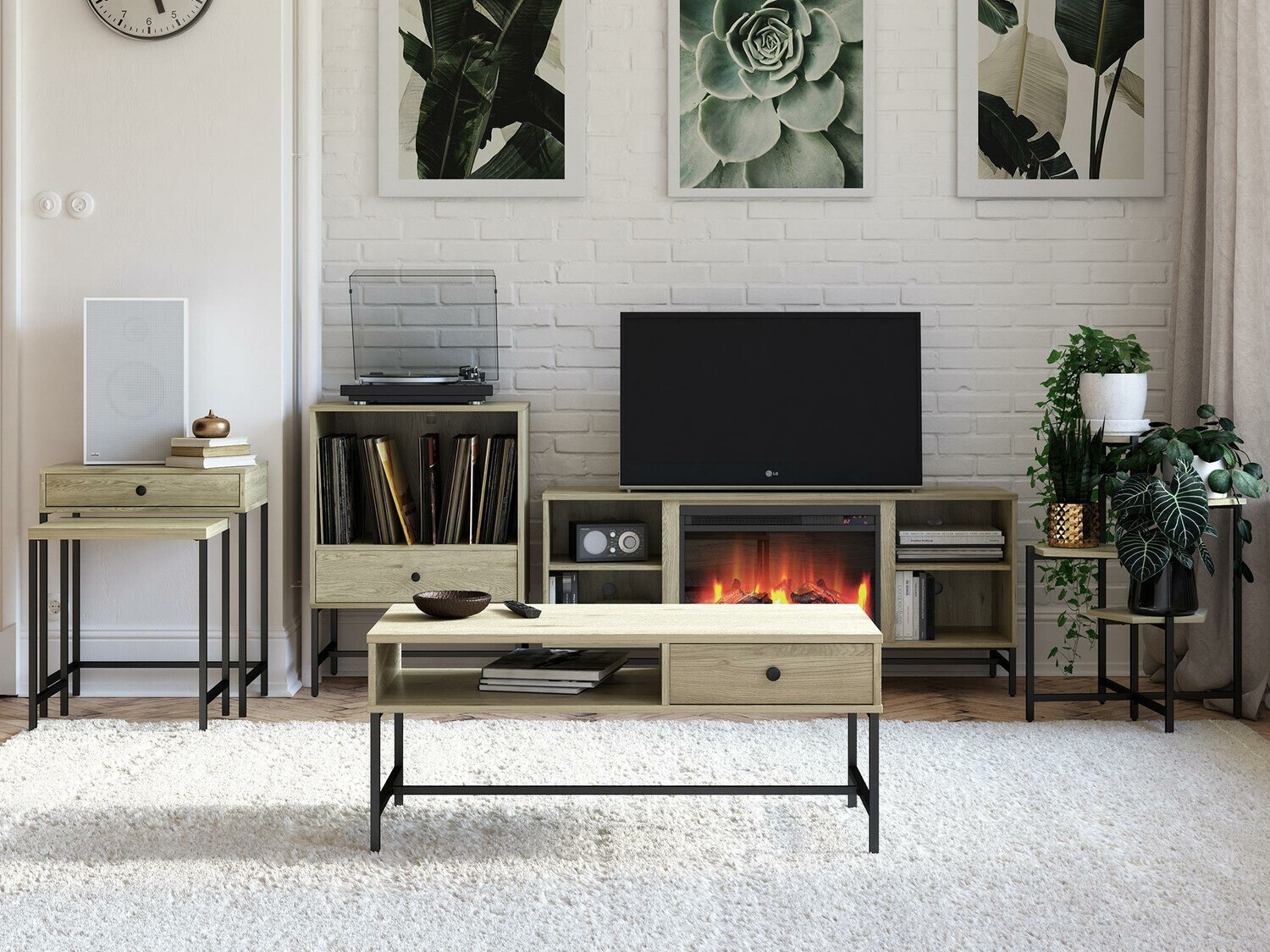 Conjunto de mesas auxiliares Tulsa 343