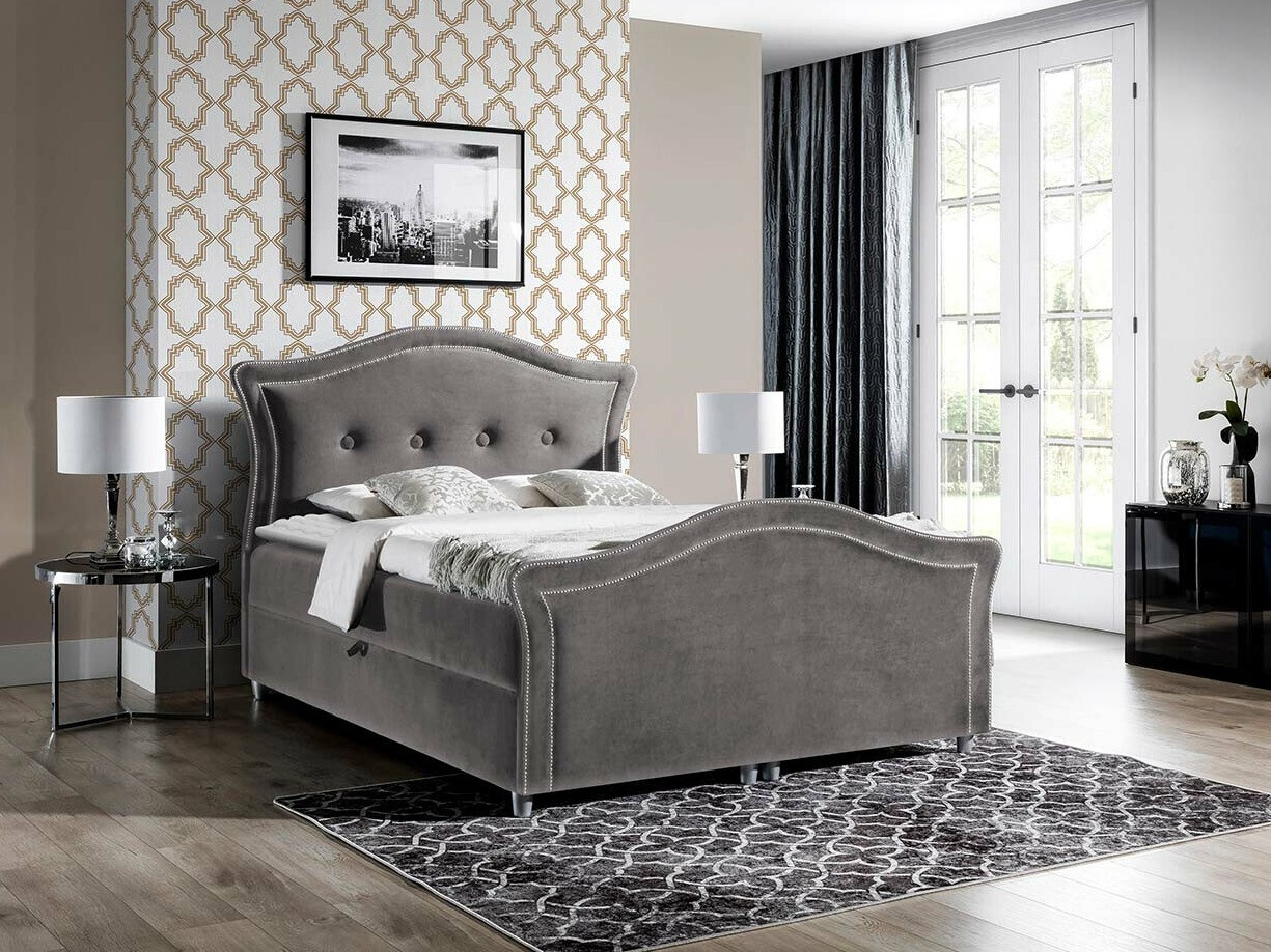 Cama continental Baltimore 136 (Velluto 17)