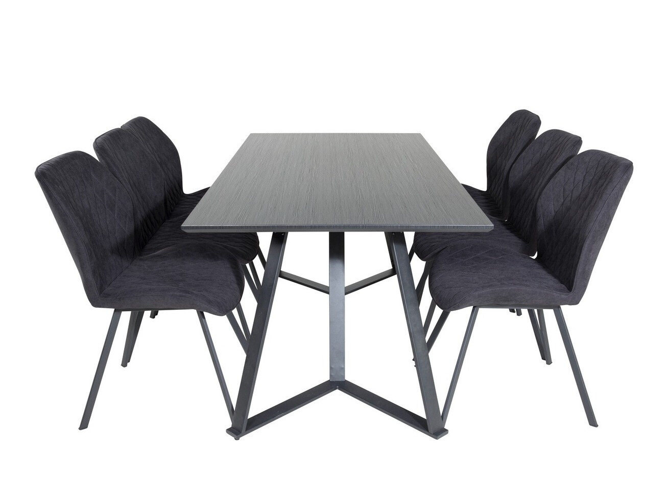 Conjunto de comedor Dallas 1685 (Negro)