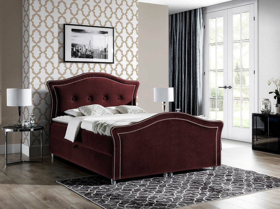 Cama continental Baltimore 136 (Velluto 32)