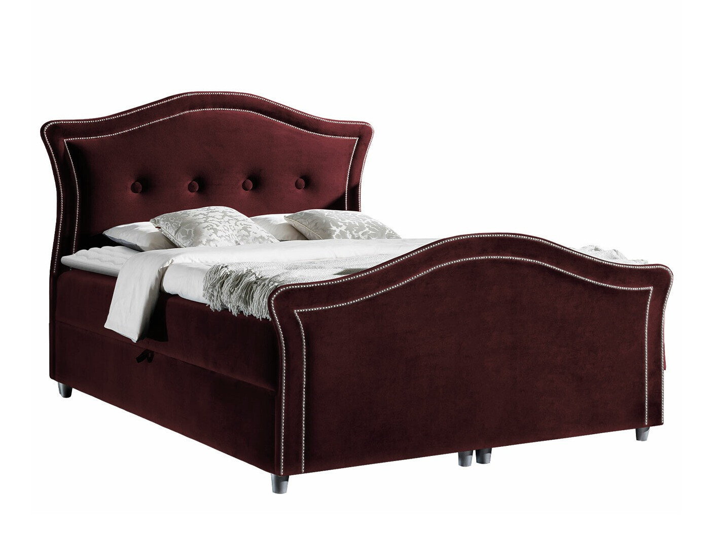 Cama continental Baltimore 136 (Velluto 32)