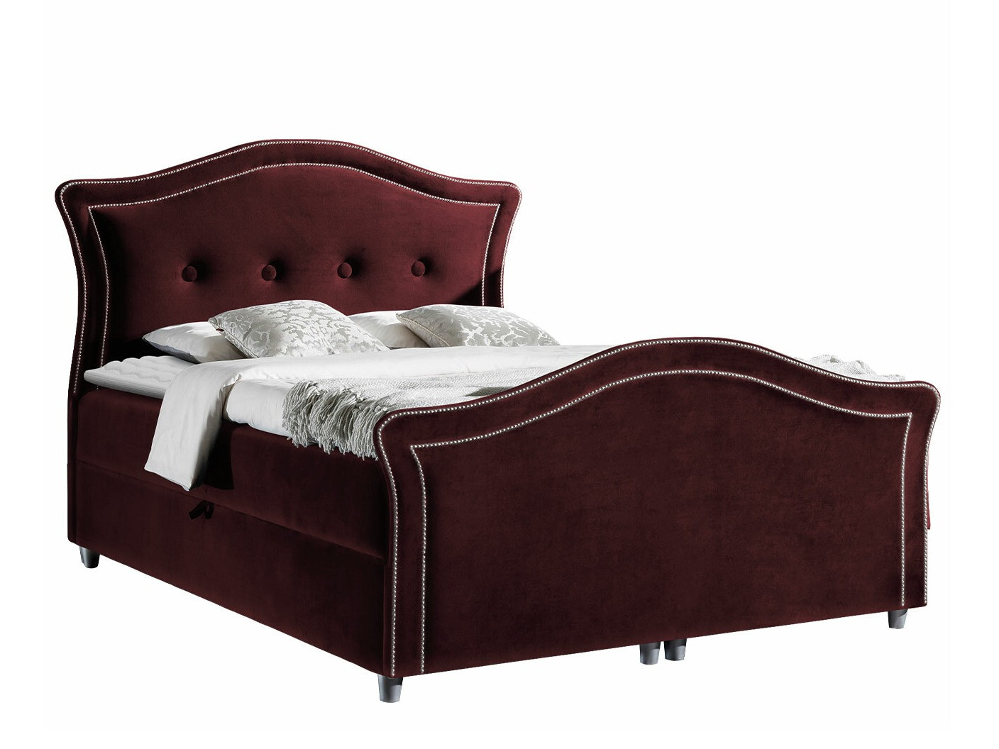 Cama continental Baltimore 136 (Velluto 32)