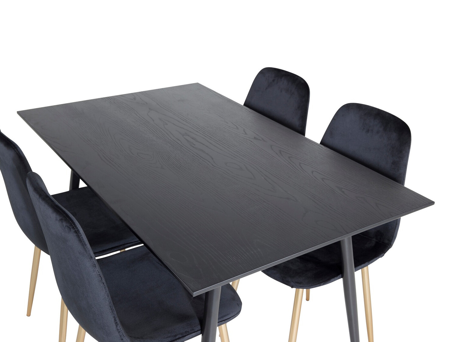 Conjunto de comedor Dallas 1693 (Negro)