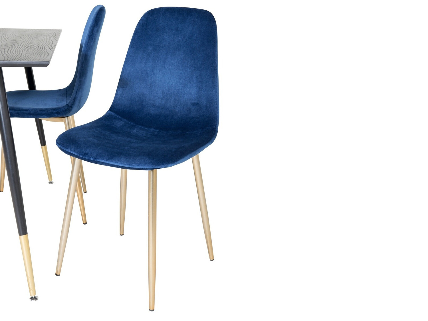 Conjunto de mesas y sillas para comedor Dallas 1693 (Azul + dorado)