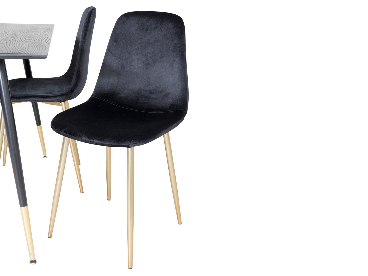 Conjunto de mesas y sillas para comedor Dallas 1693 (Negro)