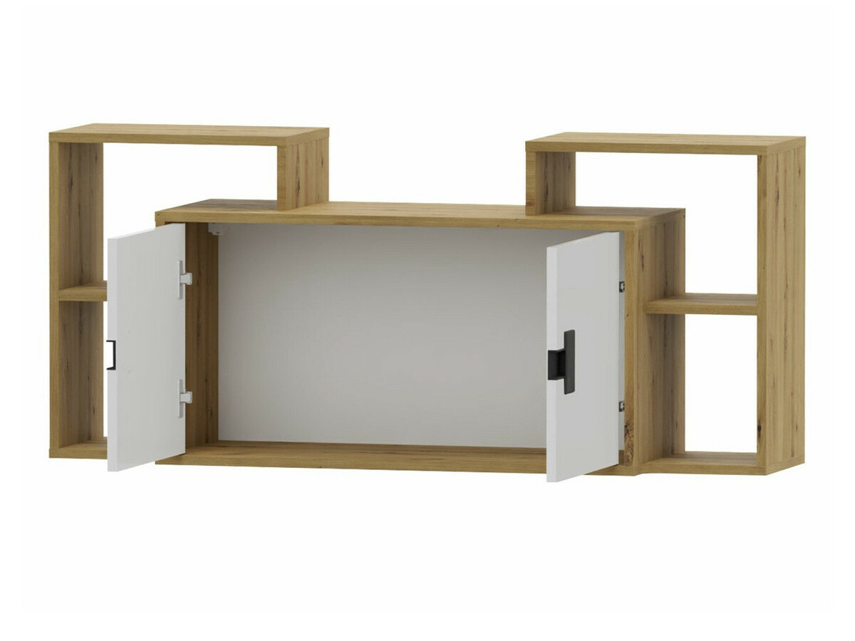 Juego de muebles Florevi 105 (Mate blanco + Roble Artisan)