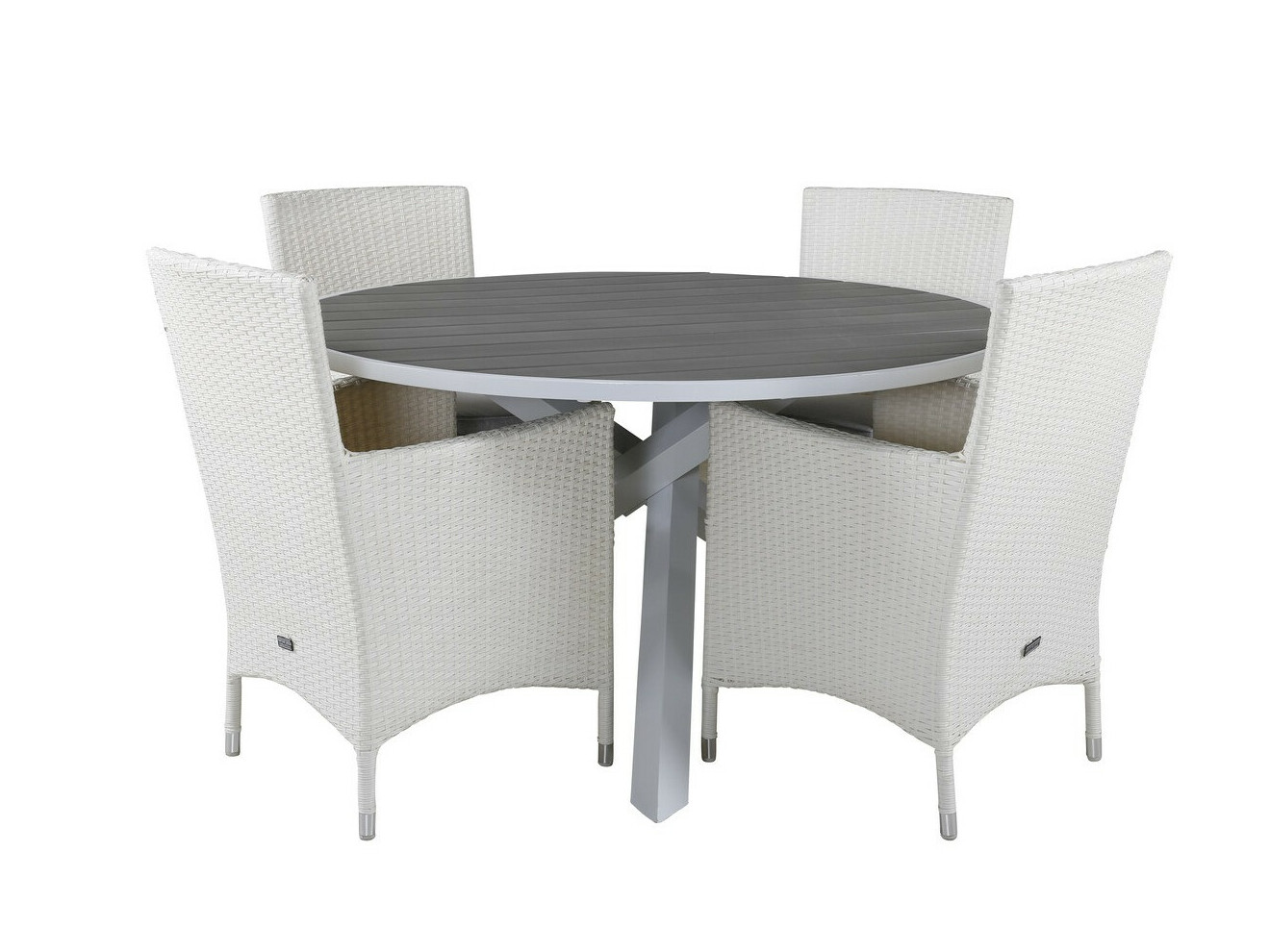 Conjunto de mesa y sillas Dallas 2974 (Blanco)