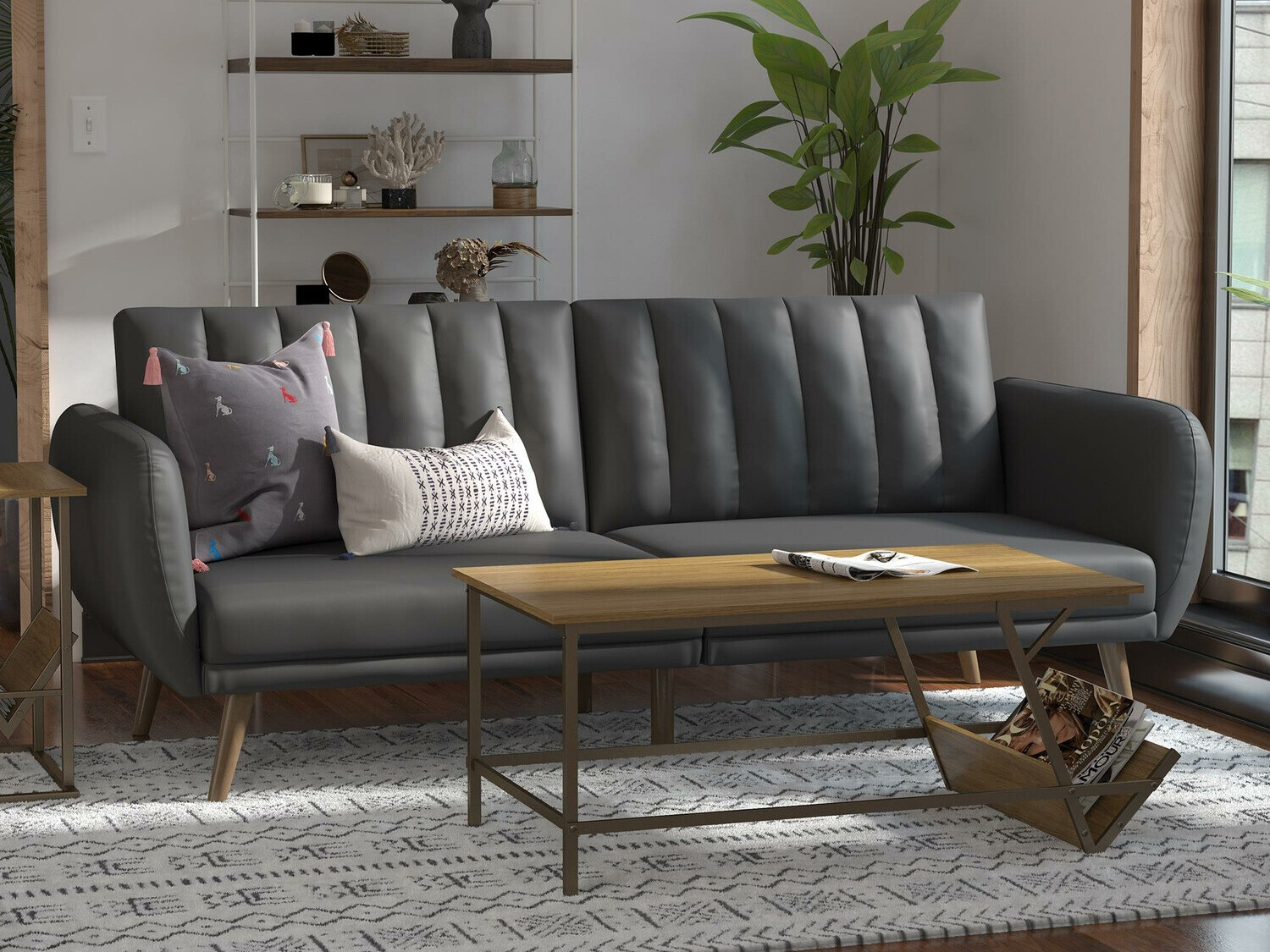 Sofá-cama Novogratz 169 (Gris)