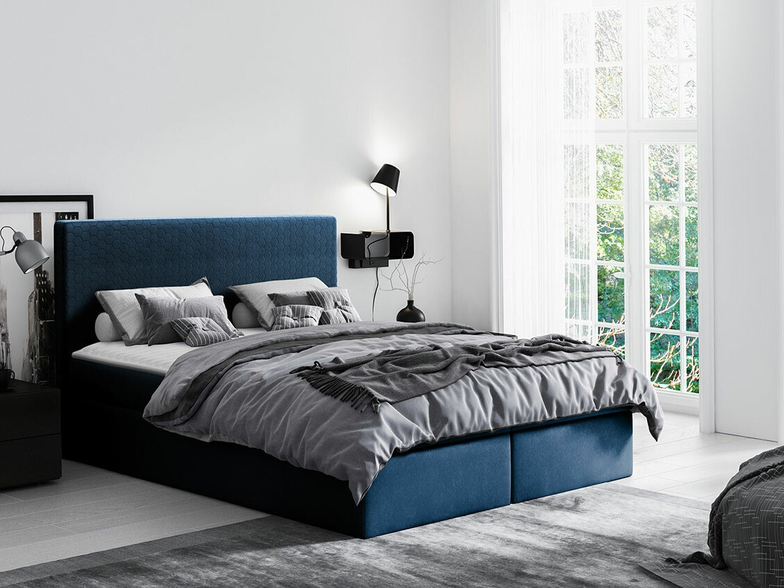 Cama continental Baltimore 126 (Velluto 11)