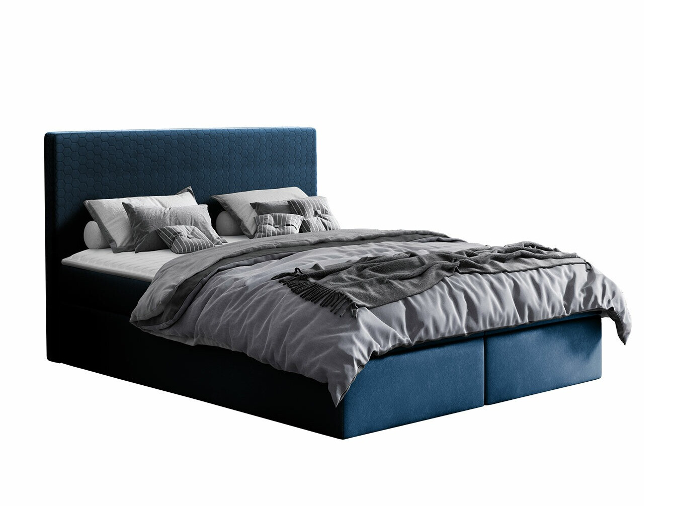 Cama continental Baltimore 126 (Velluto 11)