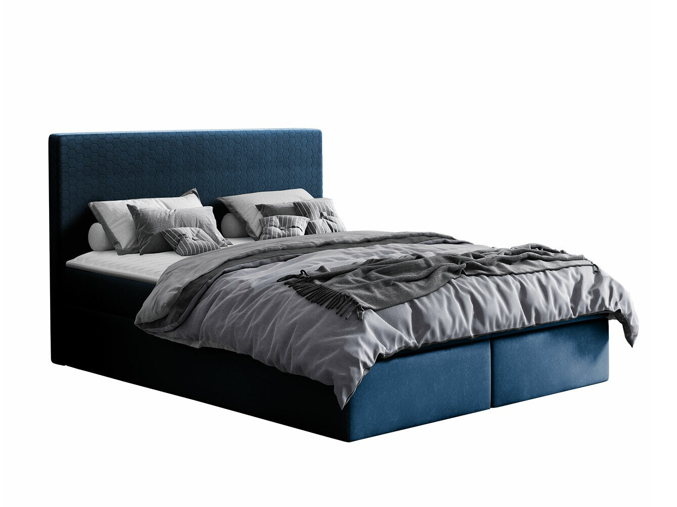 Cama continental Baltimore 126 (Velluto 11)
