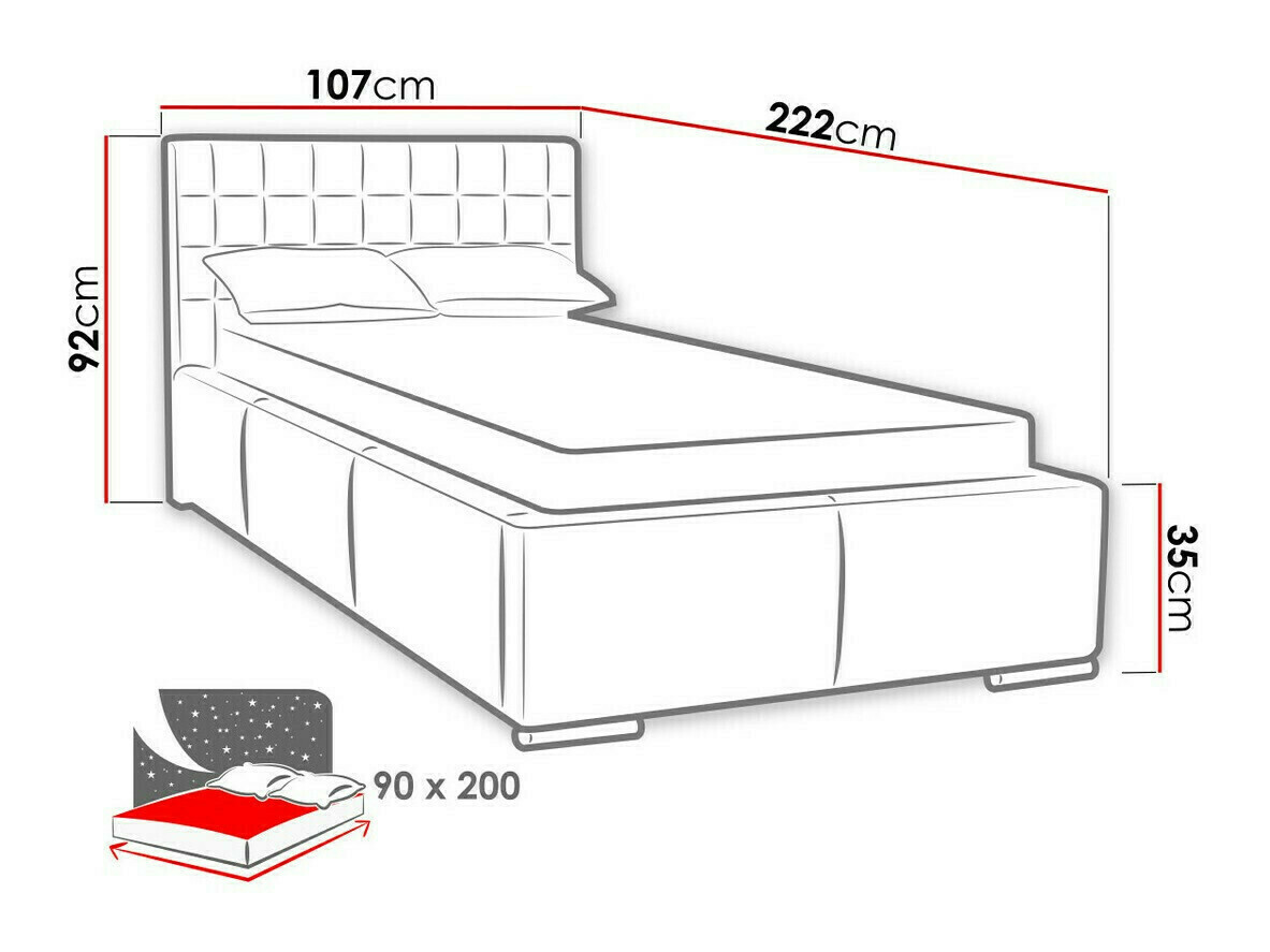 Cama Baltimore 104 (Soft 017)