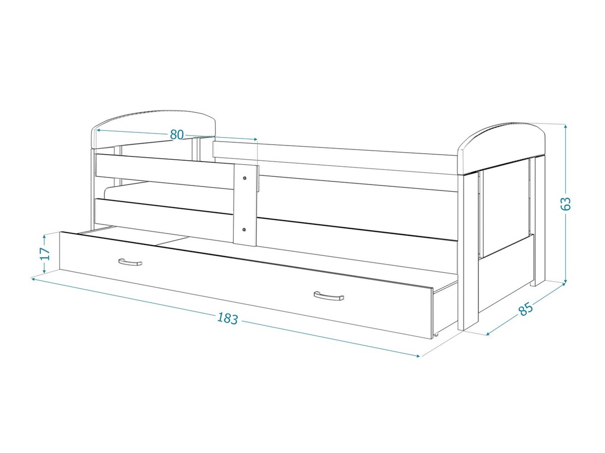 Cama Tentive 100 (Rosa + Blanco)