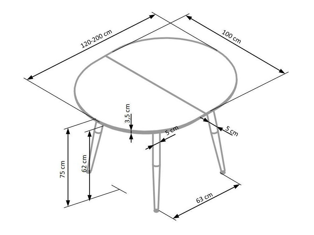 Conjunto de mesas y sillas para comedor Houston Humus