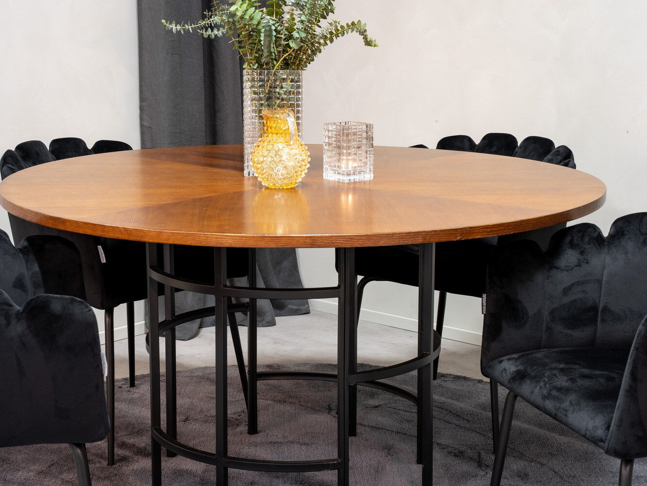 Conjunto de comedor Dallas 310 (Negro)