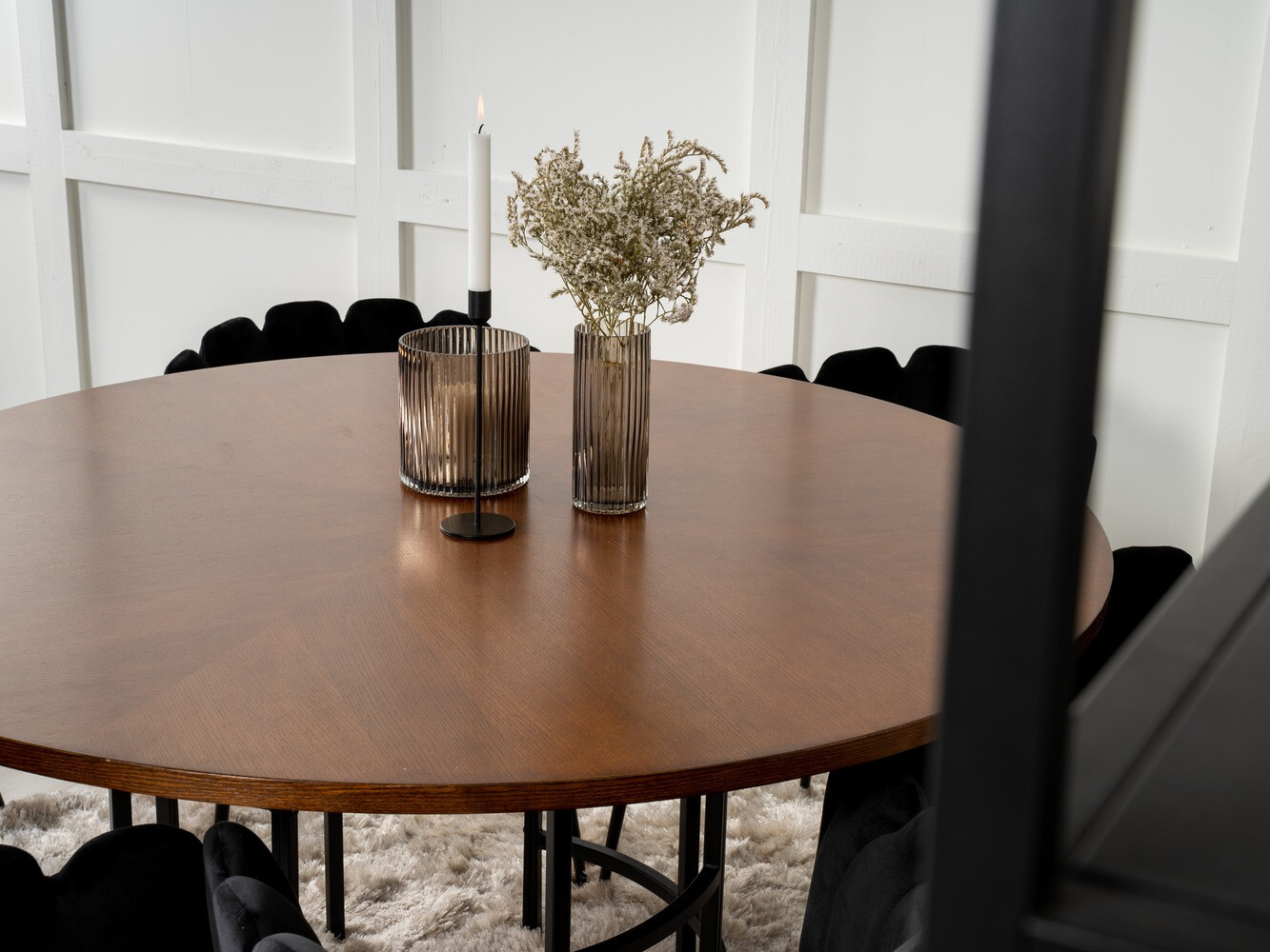 Conjunto de comedor Dallas 311 (Negro)