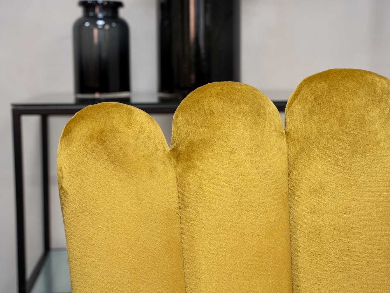 Conjunto de comedor Dallas 314 (Amarillo + Negro)