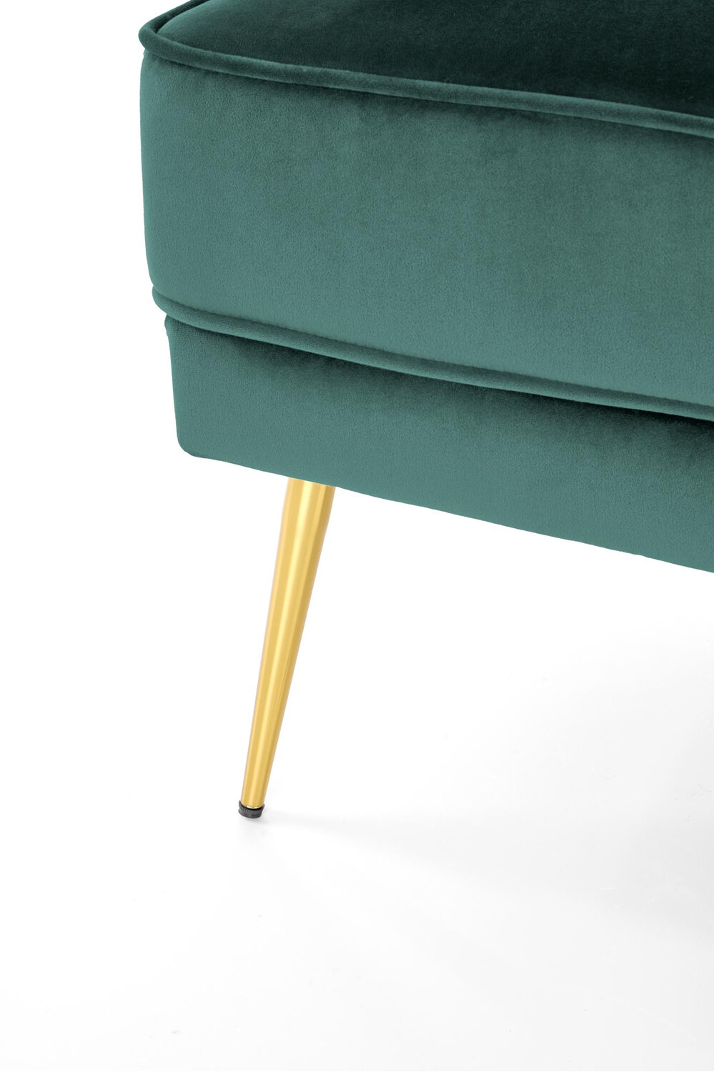 Sillón Houston 1279 (Verde oscuro + Dorado)