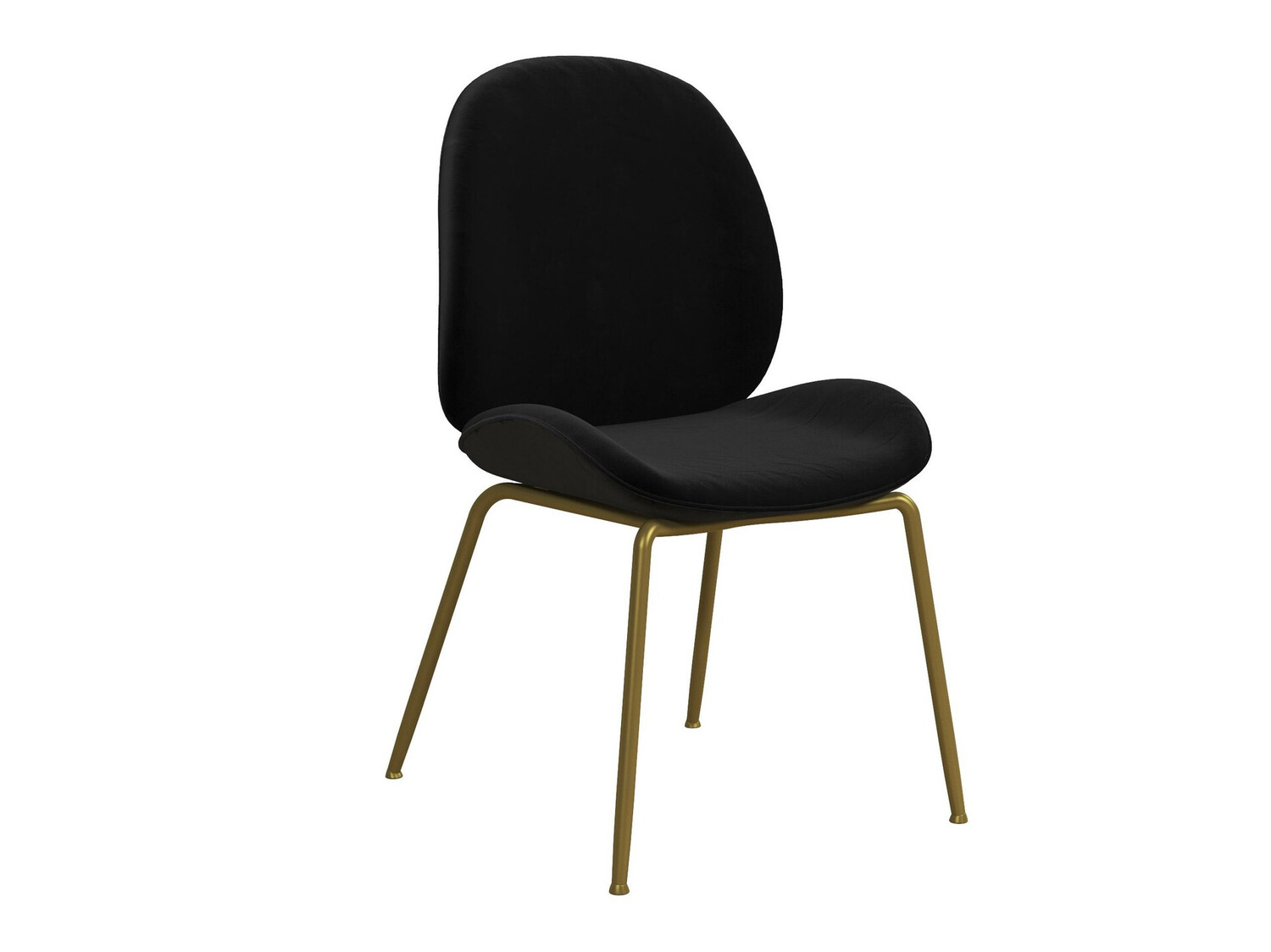 Silla Tulsa 717 (Negro + Latón)
