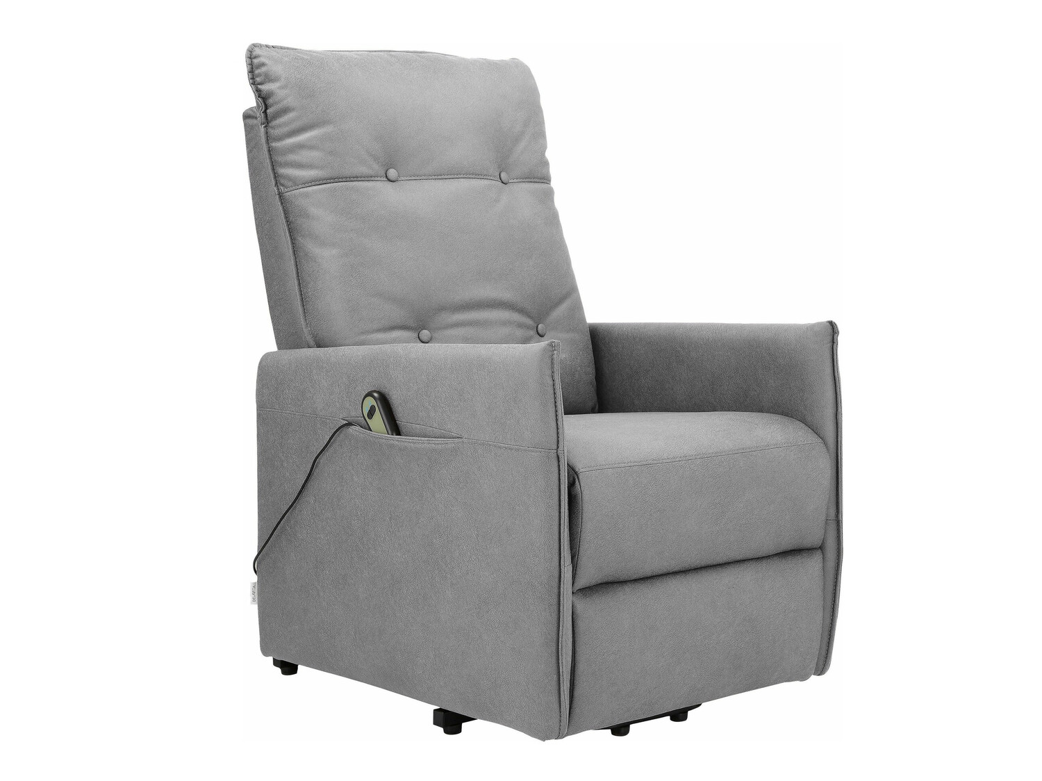 Sillón reclinable Denton 673 (Gris claro)