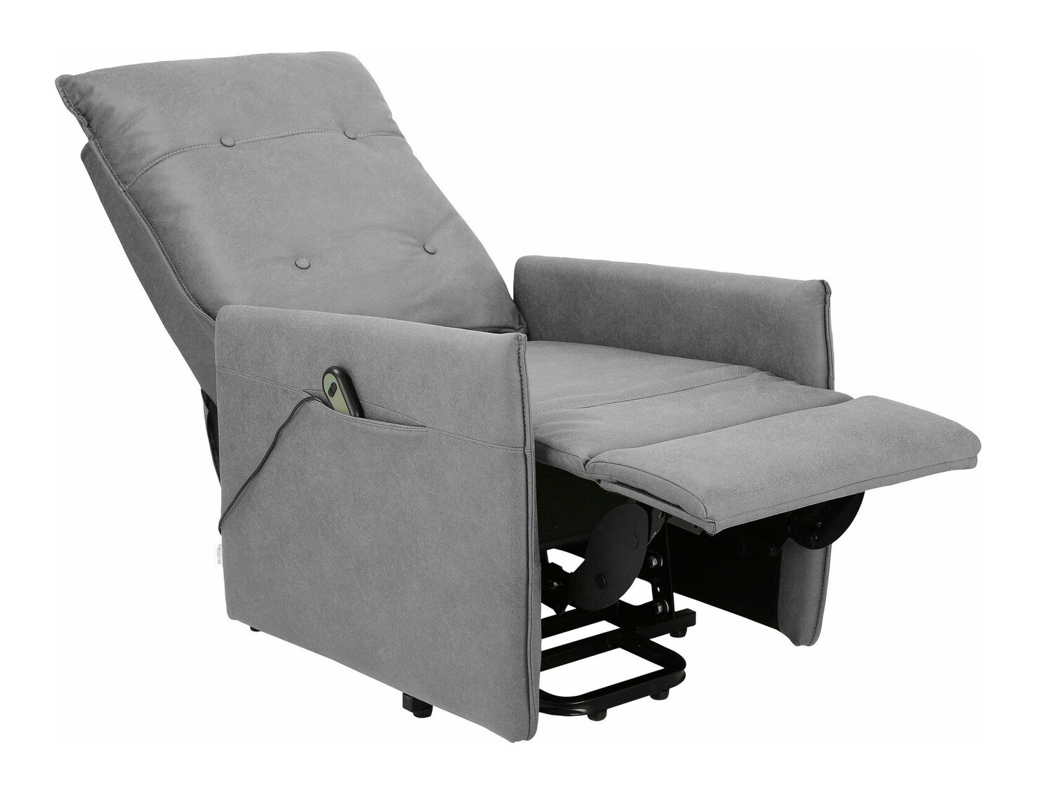 Sillón reclinable Denton 673 (Gris claro)