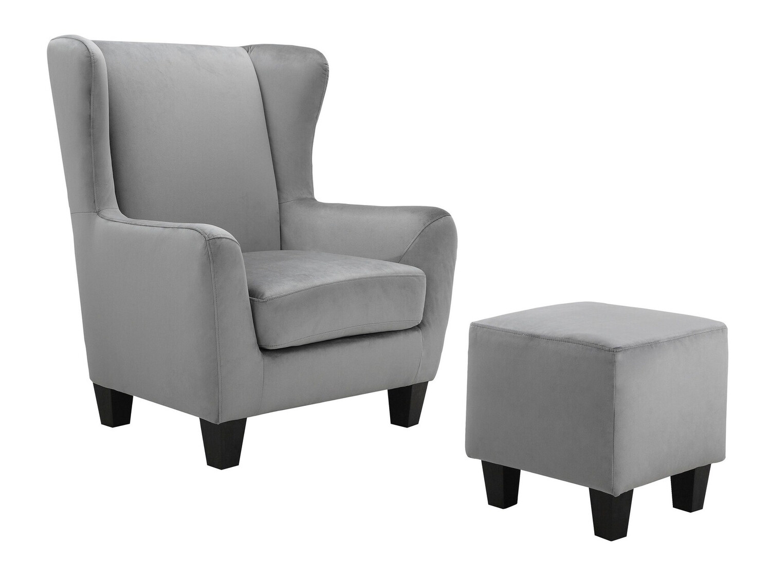 Sillón Denton 641 (Gris + Negro)