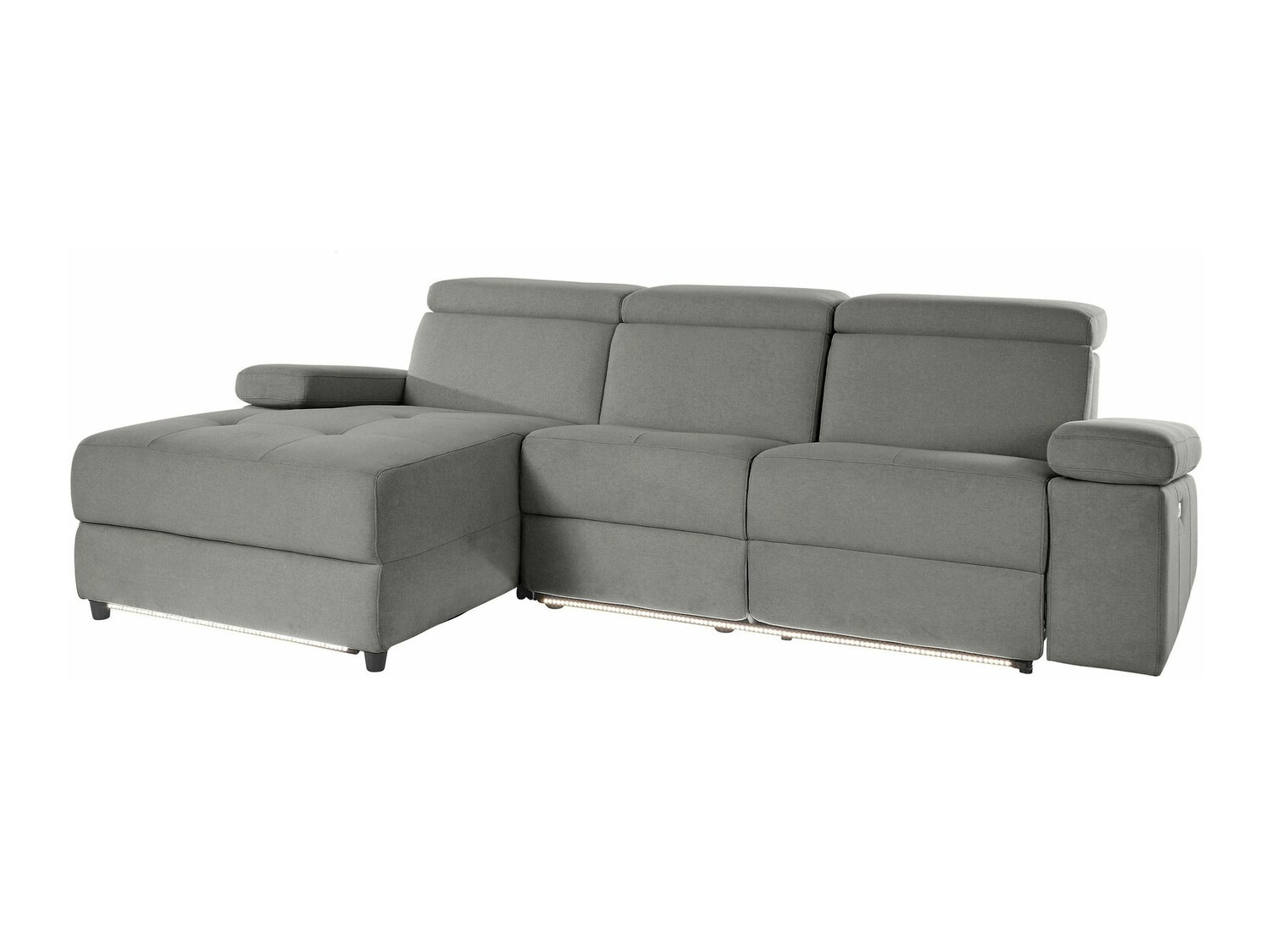 Sillón reclinable de ángulo suave Denton 698 (Gris)