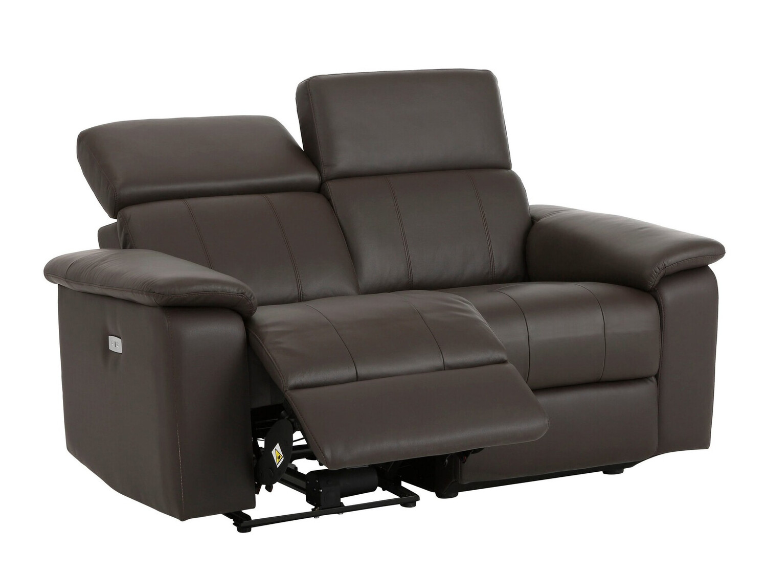 Sofá reclinable Tulsa 408 (Marrón)
