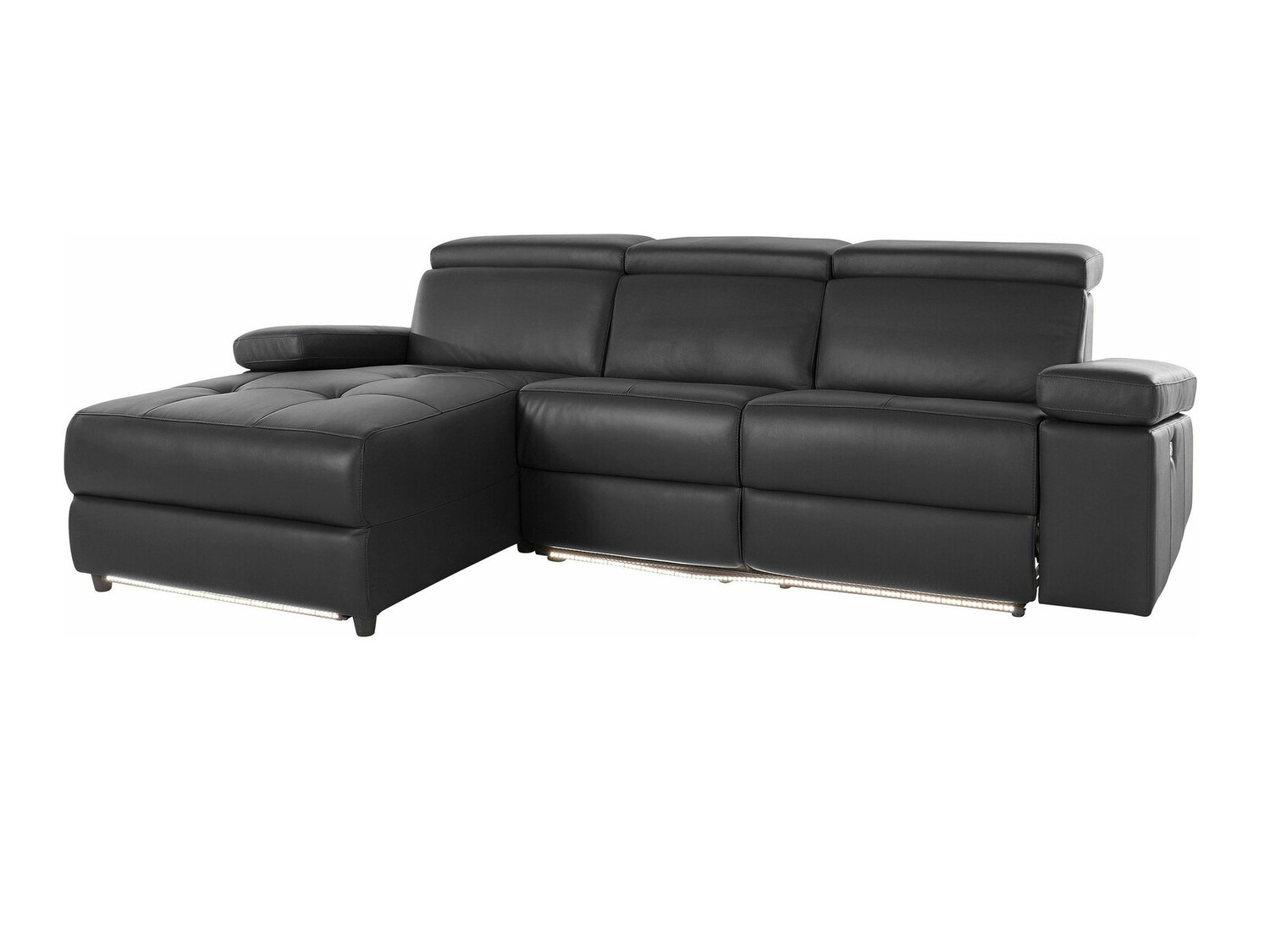 Sillón reclinable de ángulo suave Denton 1492 (Negro)
