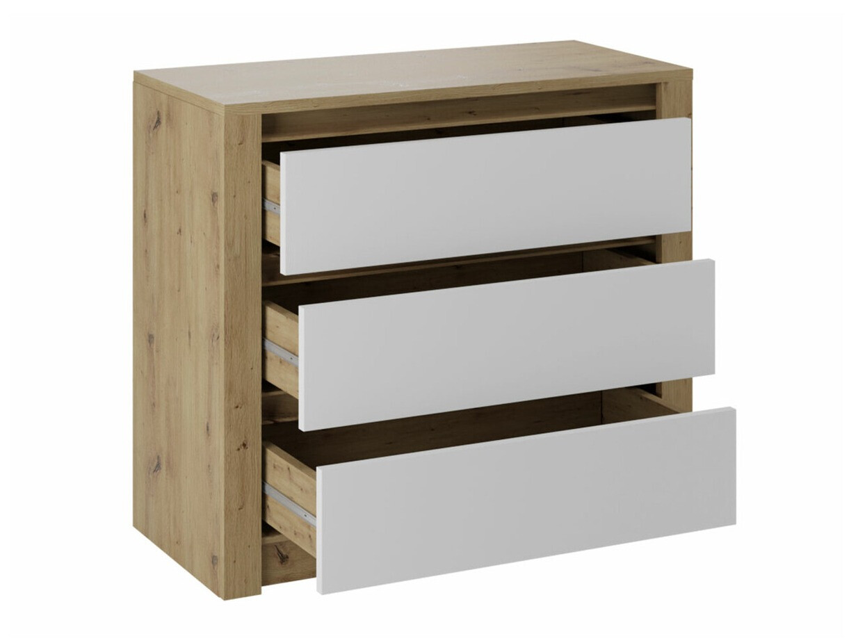 Cómoda Deldale 100 (Roble Artisan + Gris)