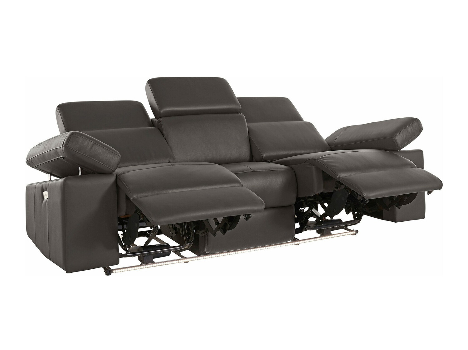 Sofá reclinable Denton 717 (Marrón)