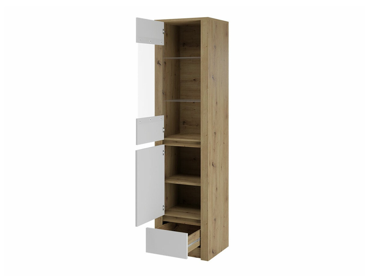 Conjunto de salón Deldale 115 (Roble Artisan + Blanco)