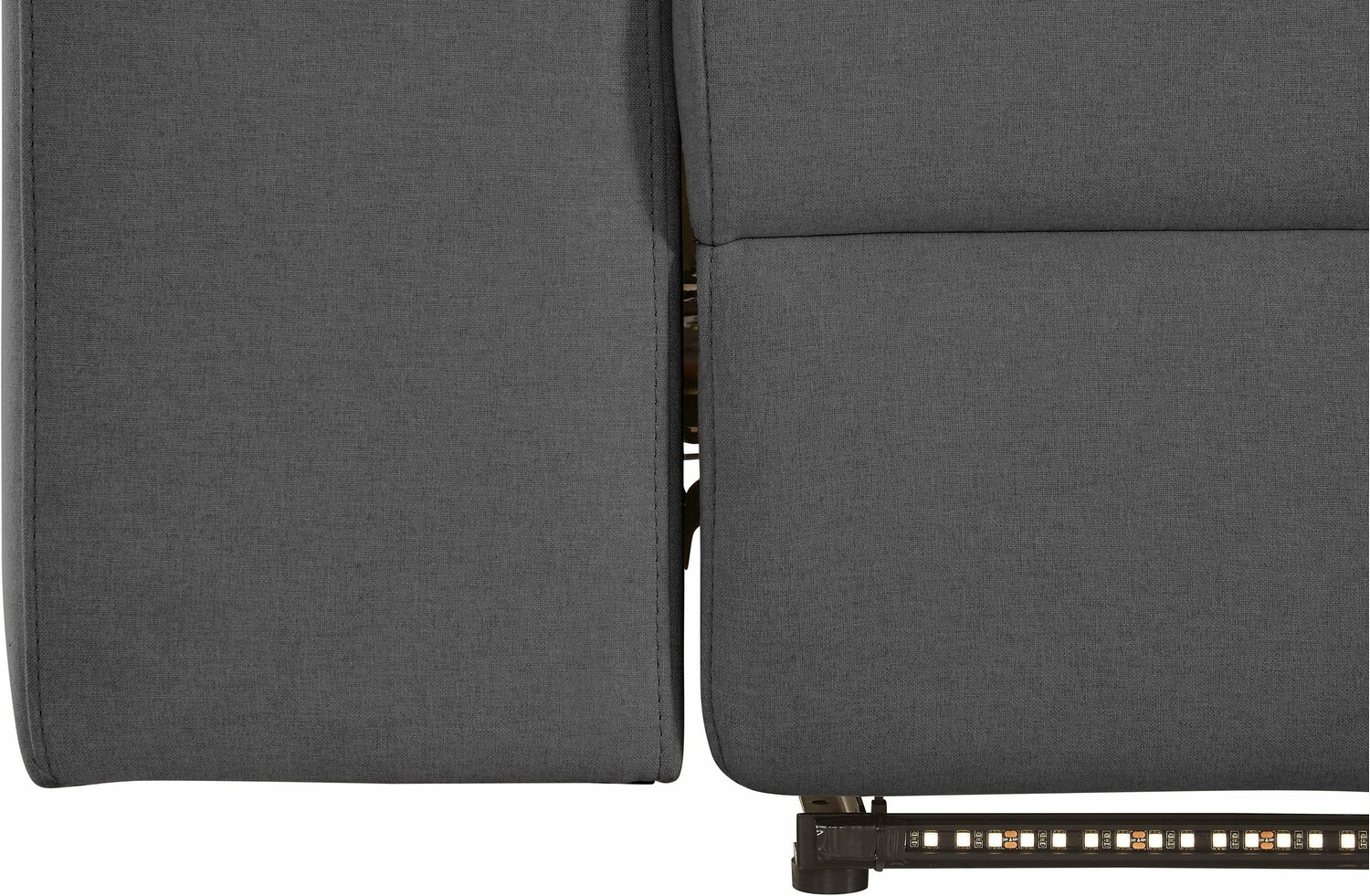 Conjunto de muebles tapizado Denton 725 (Antracita)