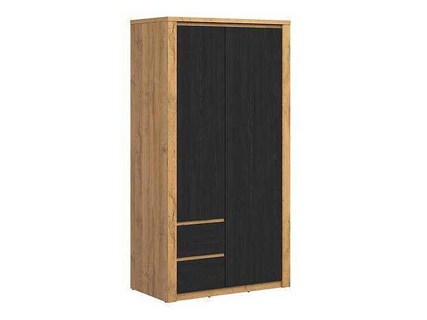 Armario Boston 646 (Roble + Roble negro)