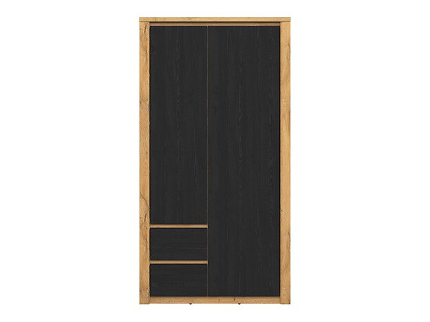 Armario Boston 646 (Roble + Roble negro)