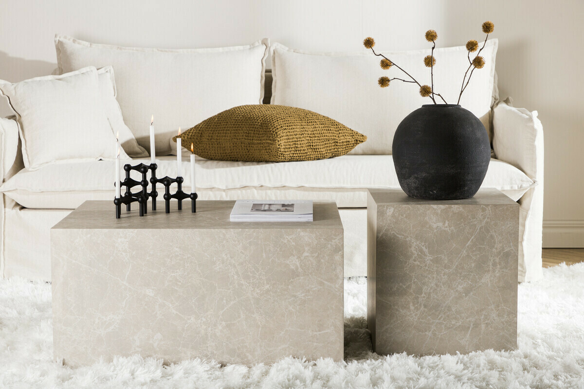 Mesa de centro Dallas 3186 (Beige)