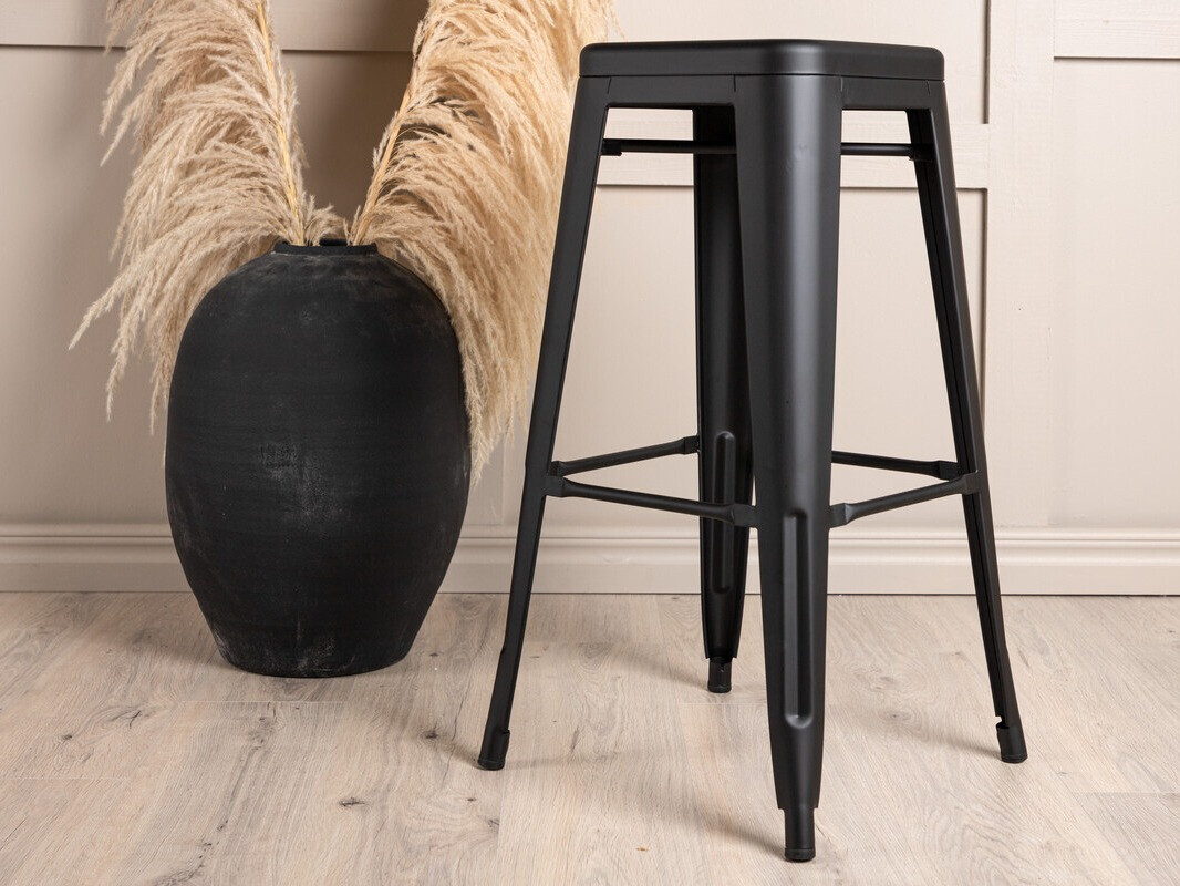 Silla de barra Dallas 3201 (Negro mate)