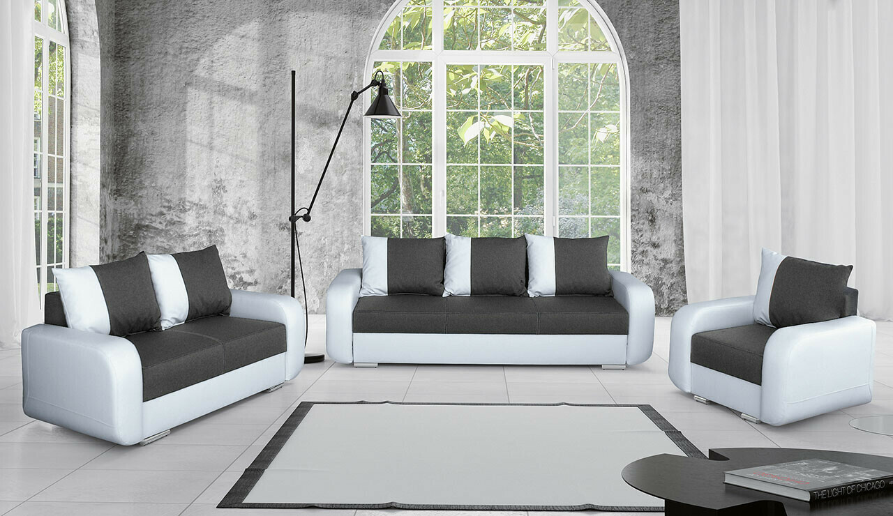 Conjunto de muebles tapizado Temple A103