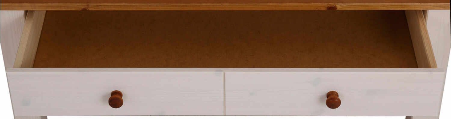 Mesa de centro Denton 754 (Blanco + Miel de roble)