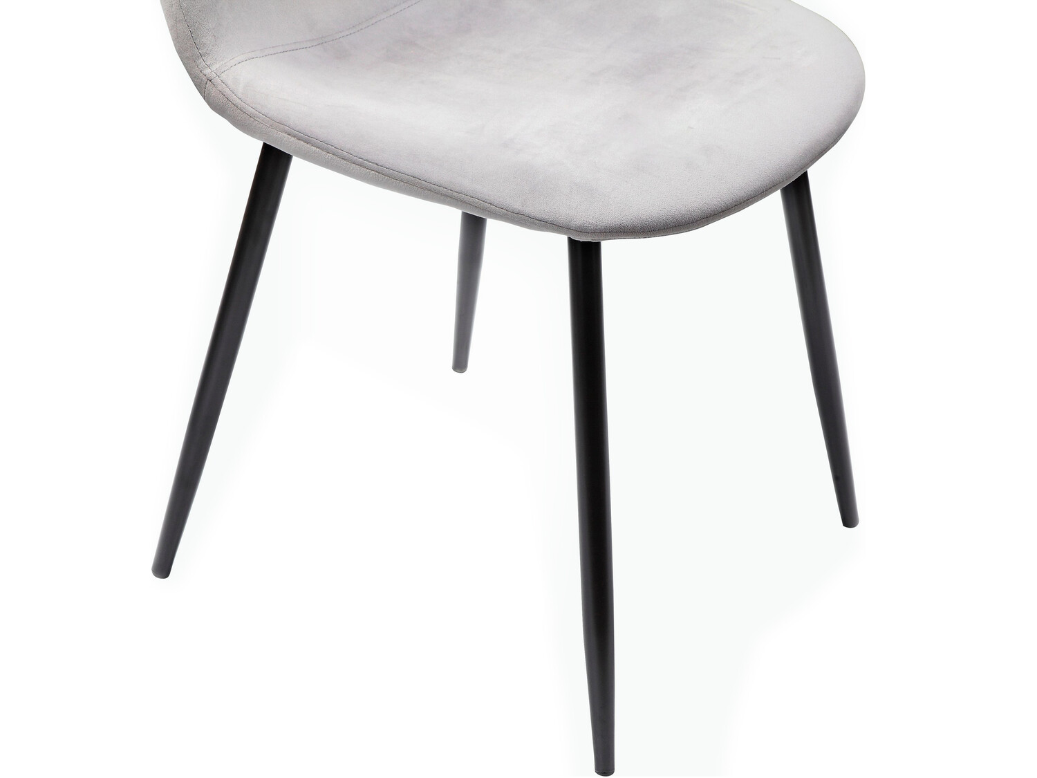 Conjunto de sillas Denton 758 (Negro + Gris)