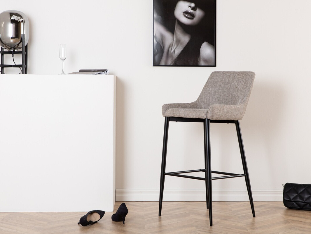 Silla de barra Dallas 2647 (Beige + Negro)