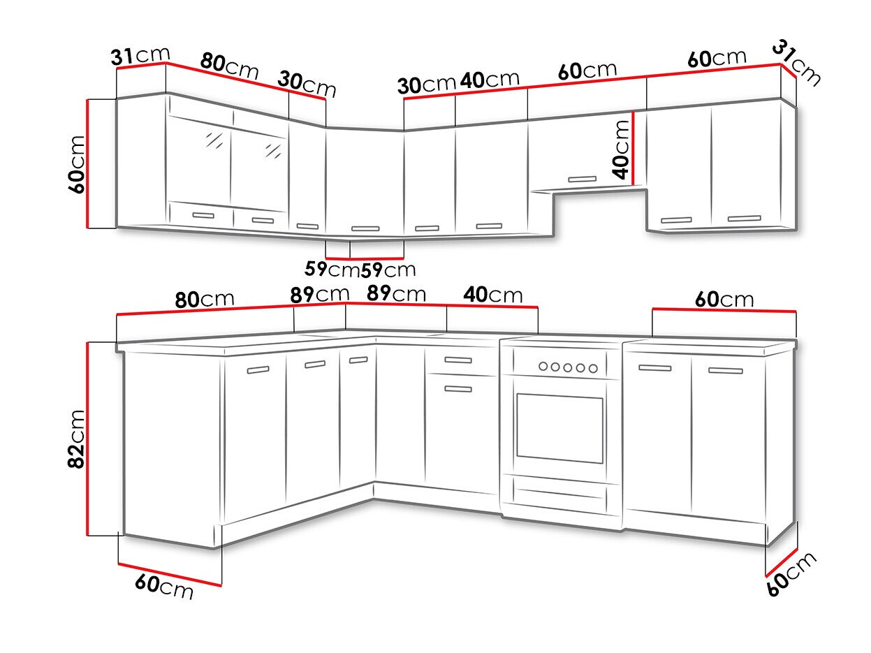 Conjunto de cocina Tucson 164