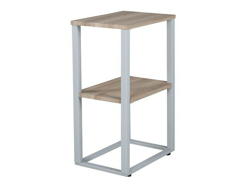 Mesa auxiliar Dallas 3219 (Gris + De color marrón claro)