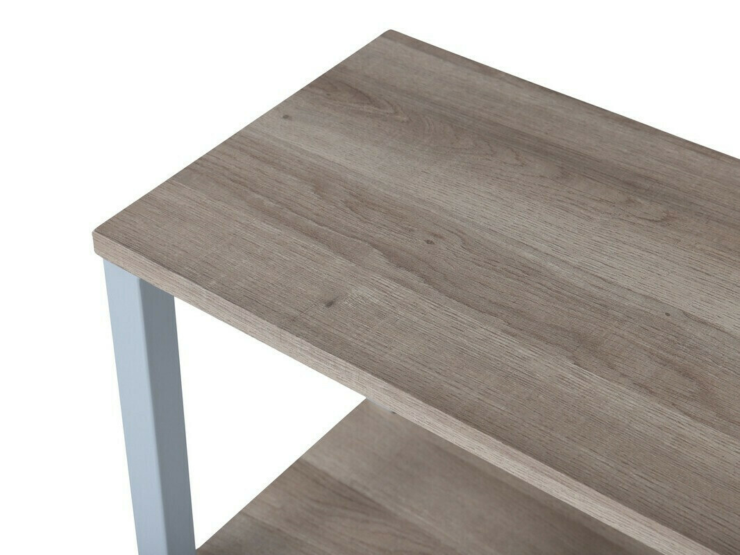 Mesa auxiliar Dallas 3219 (Gris + De color marrón claro)
