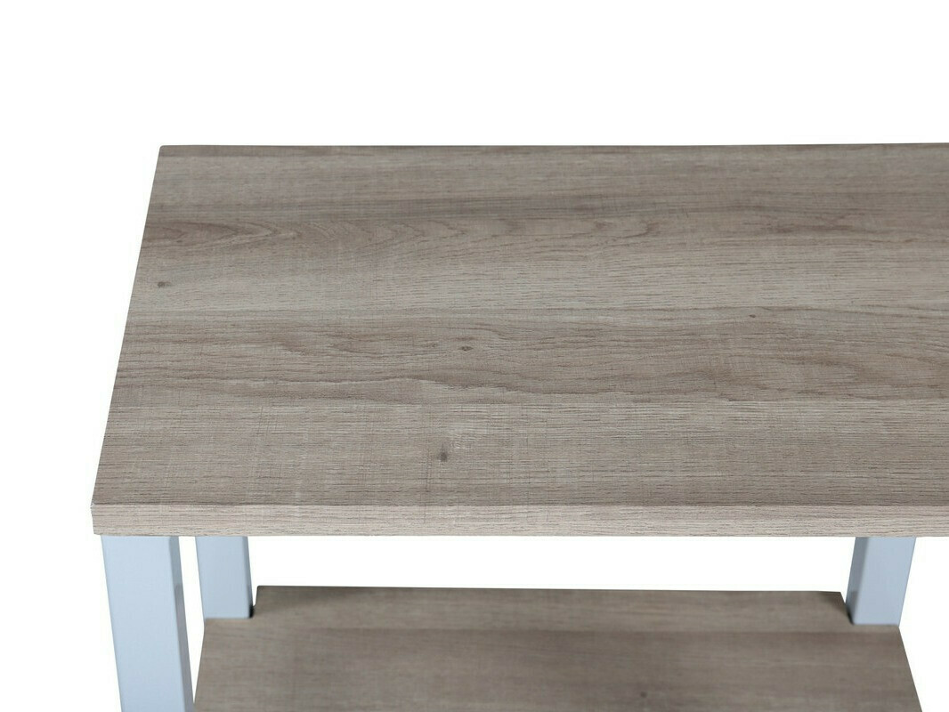 Mesa auxiliar Dallas 3219 (Gris + De color marrón claro)
