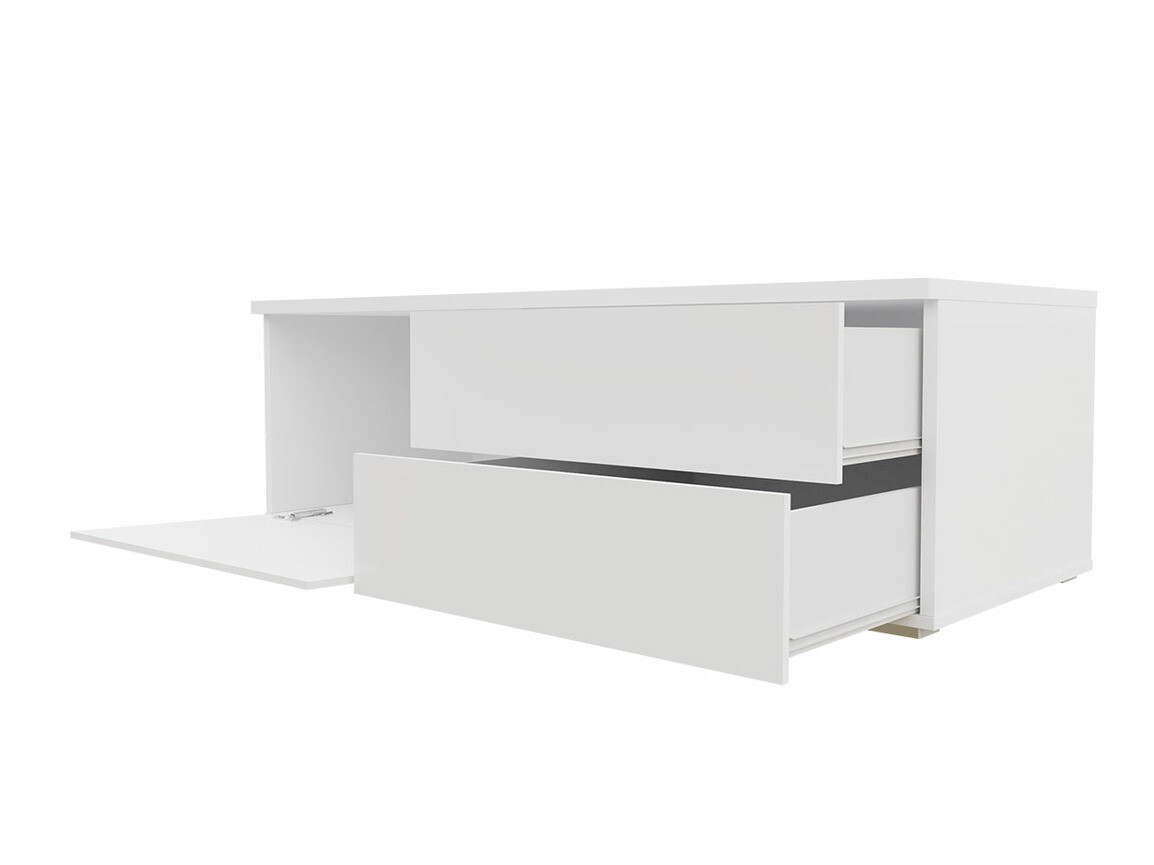 Mueble TV Hortus (Blanco + Gris brillante)
