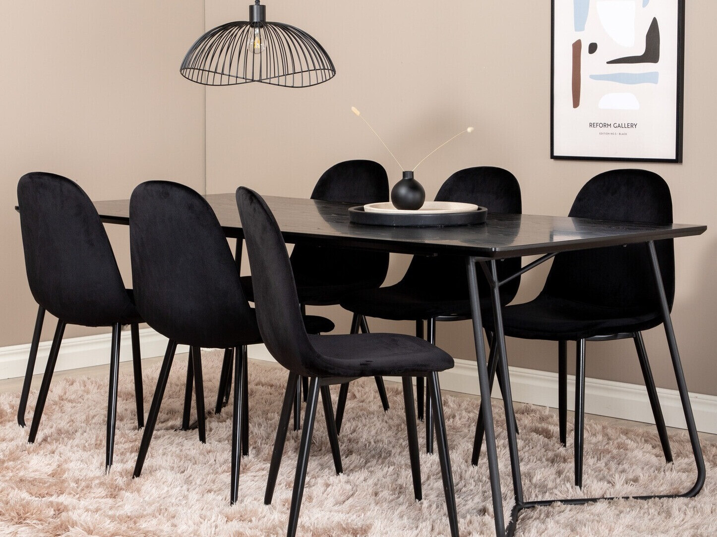 Conjunto de mesas y sillas para comedor Dallas 2567