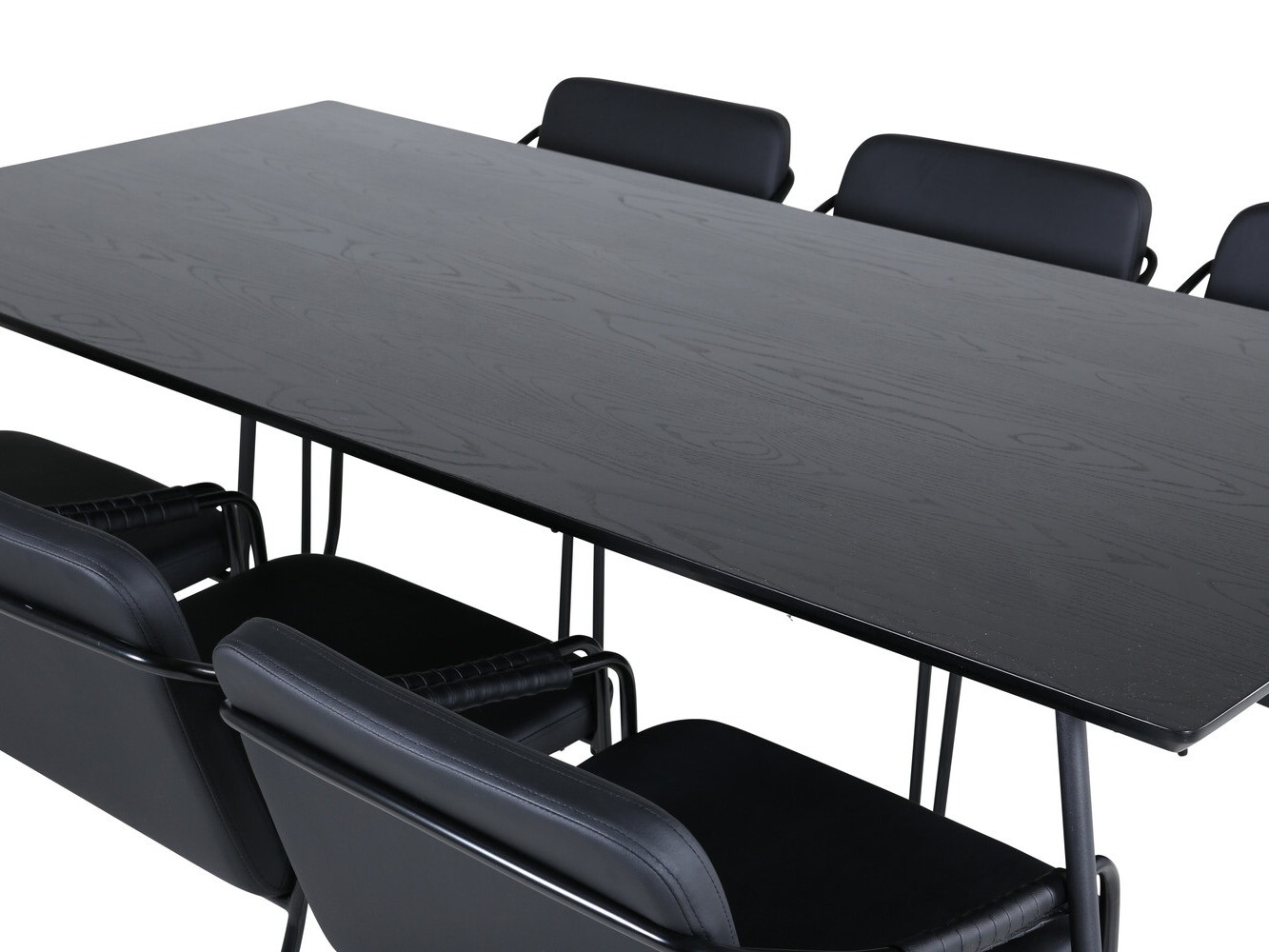 Conjunto de mesas y sillas para comedor Dallas 2720 (Negro)