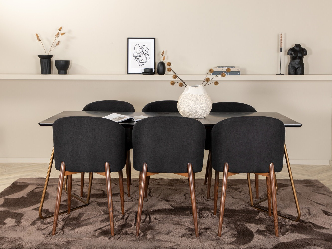Conjunto de mesas y sillas para comedor Dallas 2727